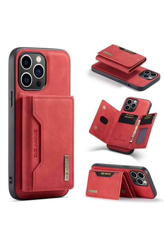 iPhone 12 Pro Case Ming Series 2-in-1 PU Leather Cover with Card